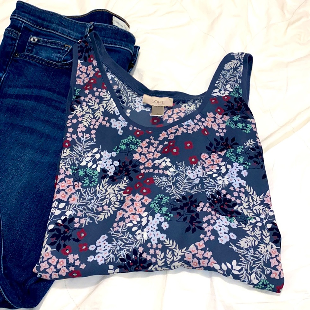 LOFT floral top